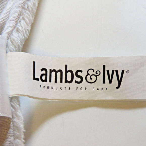 Disney Baby Lion King Simba Lambs & Ivy Gray Tan Newborn Lovey Blanket - Picture 6 of 11